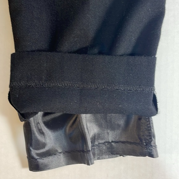 Talbots 100% Italian Wool Black Pants Made in USA Fully Lined‎ Trouser Size 4P - Picture 14 of 14